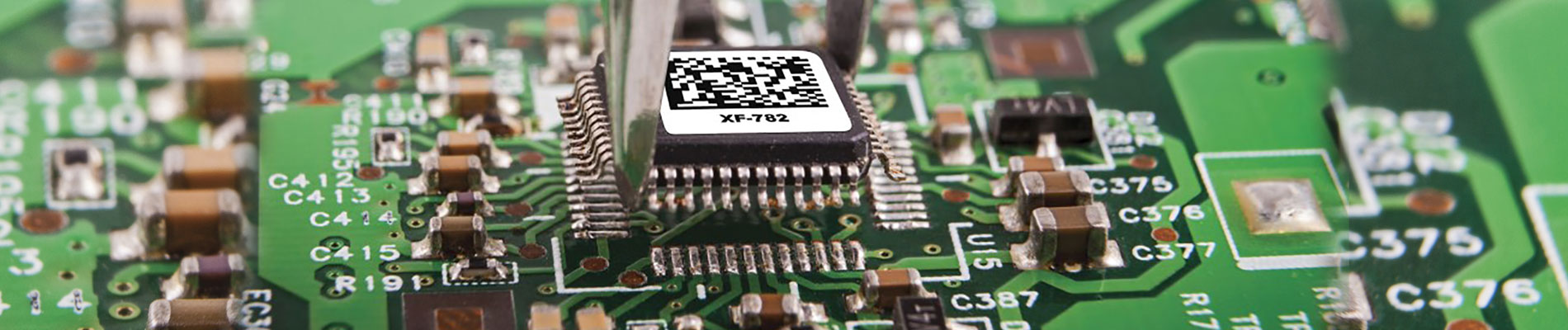 ESD labels and tags for PCB and component tracking
